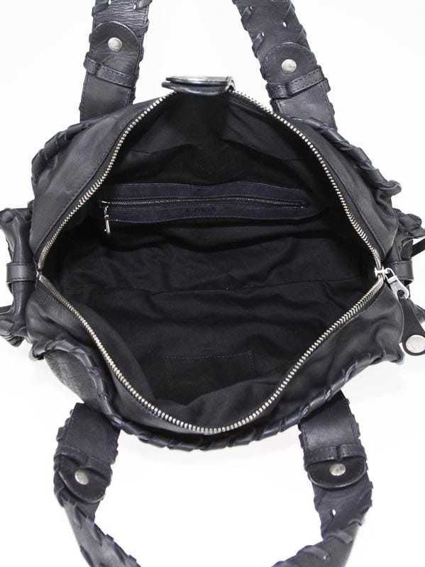 ☆美品・シリアル付☆Chloé Silverado レザーハンドバッグ ブラック Chloé Black Leather Silverado – Guzzi Archive