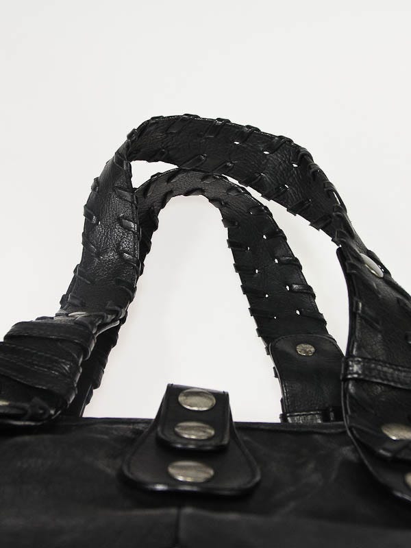 Chloe Black Leather Large Silverado Tote Bag | Yoogi's Closet