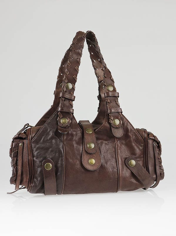 Chloe Brown Buffalo Leather Silverado Bag