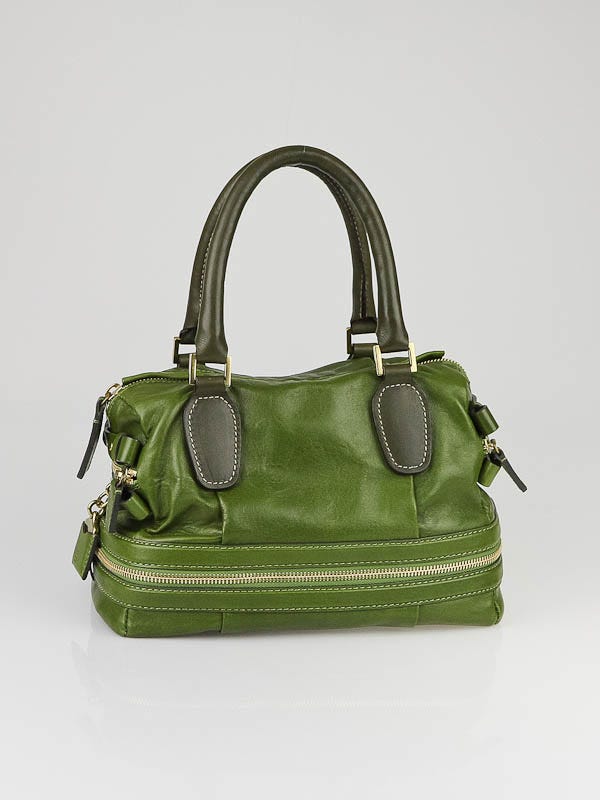 Chloe Eucalyptus Leather Andy Shopper Bag
