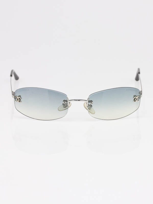 Chanel Grey Gradient Rimless Sunglasses 4002 - Yoogi's Closet