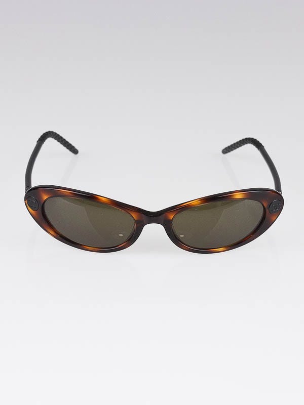 Marshall７２２-７０２猫目 Chanel Tortoise Shell Frame Cat-Eye Sunglasses-5035 | Yoogi's Closet