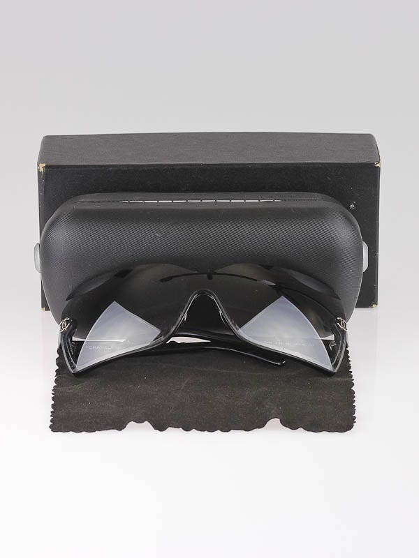 Chanel Black Oversize Frame Black Gradient Tint Sunglasses