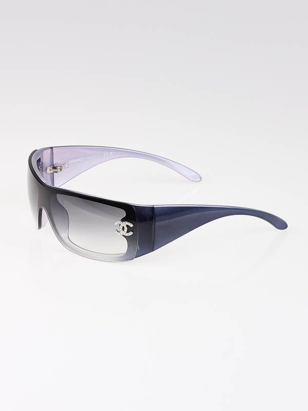 Chanel Black Frameless Tinted Crystal CC Logo Sunglasses - 4092