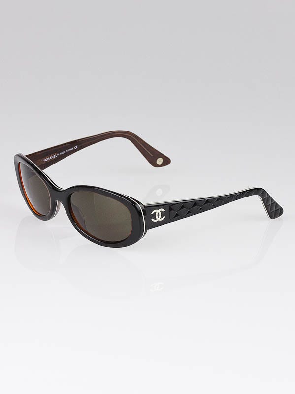 Chanel Black Quilted CC Logo Sunglasses- 5023