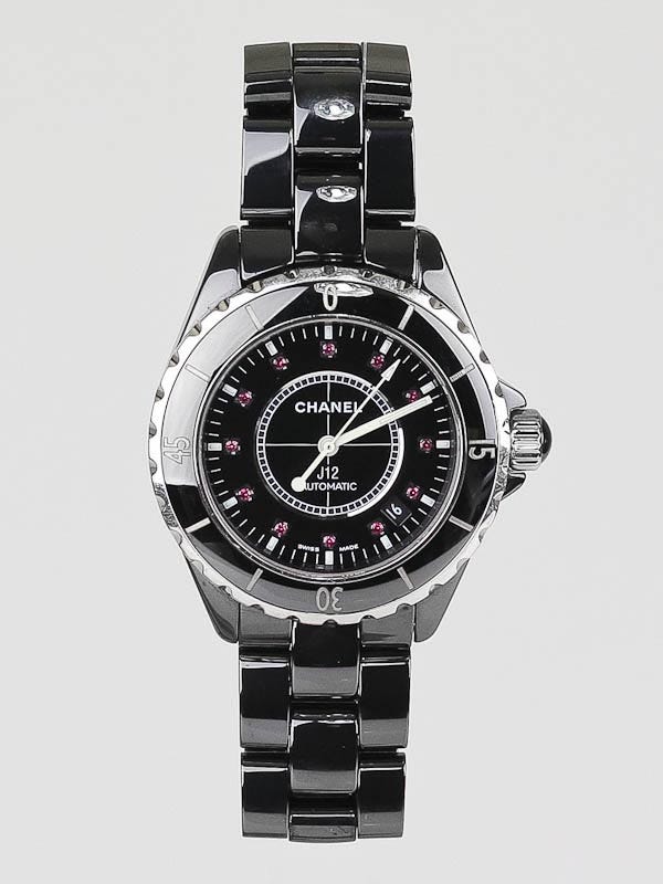 Chanel j12 ruby watch hotsell