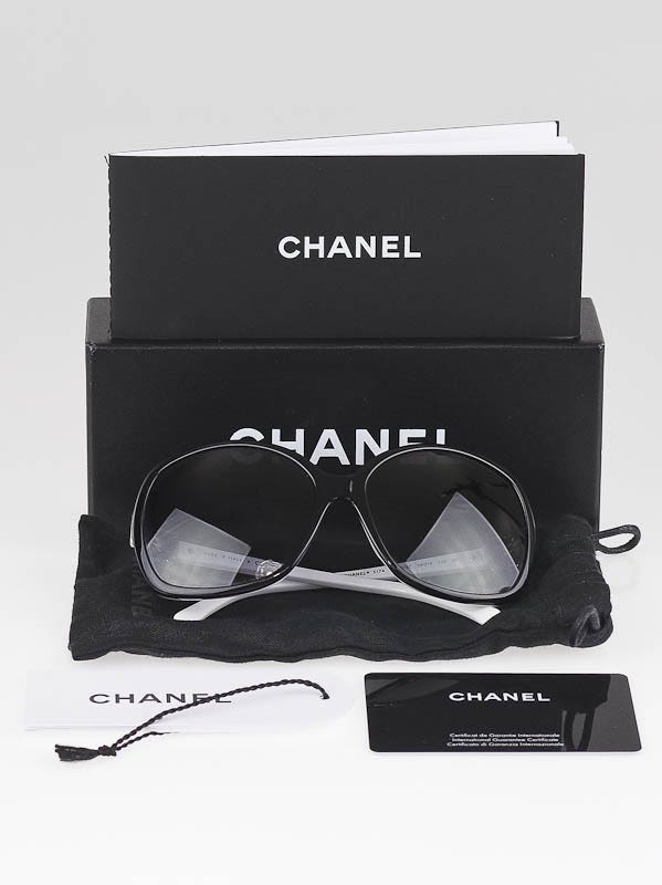 Oversized sunglasses Chanel Black in Metal - 25251711