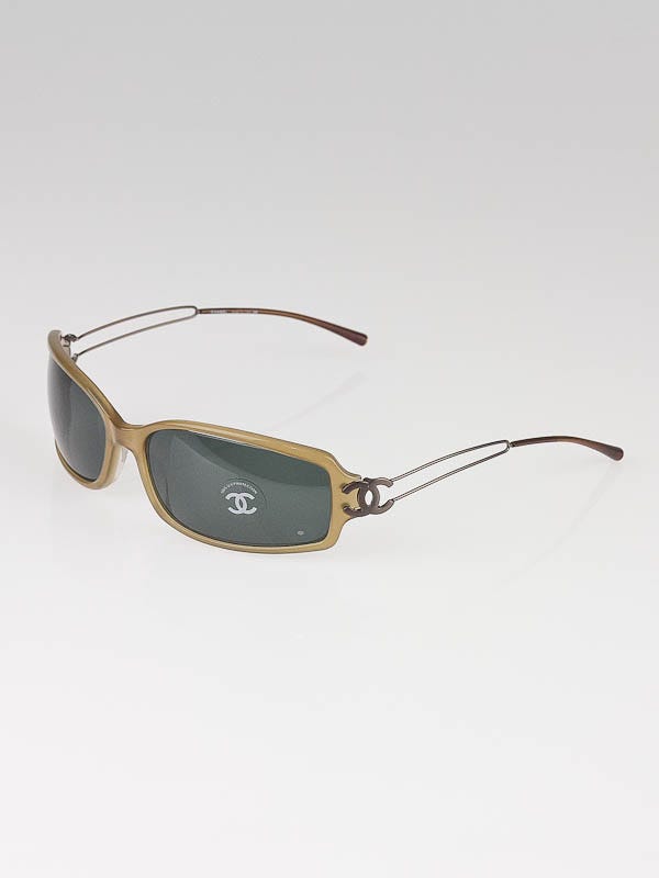 Chanel Tan Frame CC Logo Sunglasses- 5038