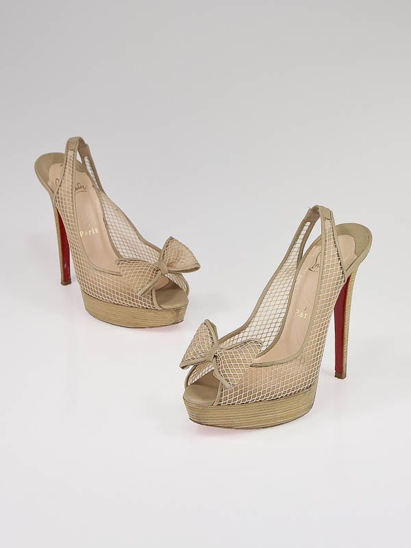 Louboutin fishnet pumps best sale