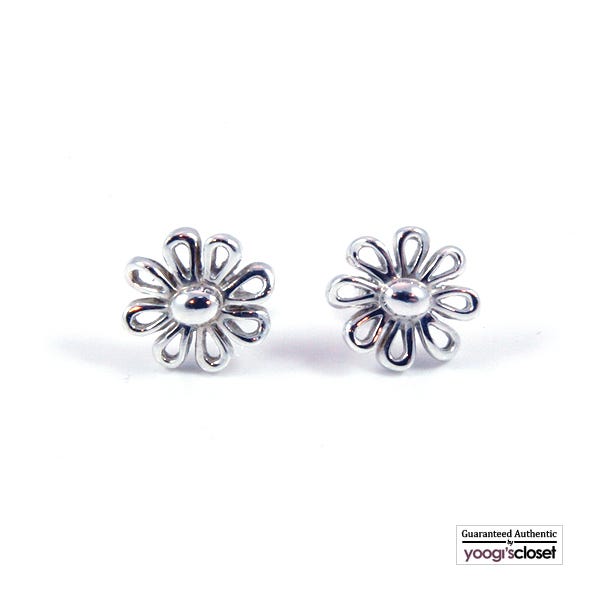 Tiffany & Co. Silver Elsa Peretti Daisy Earrings