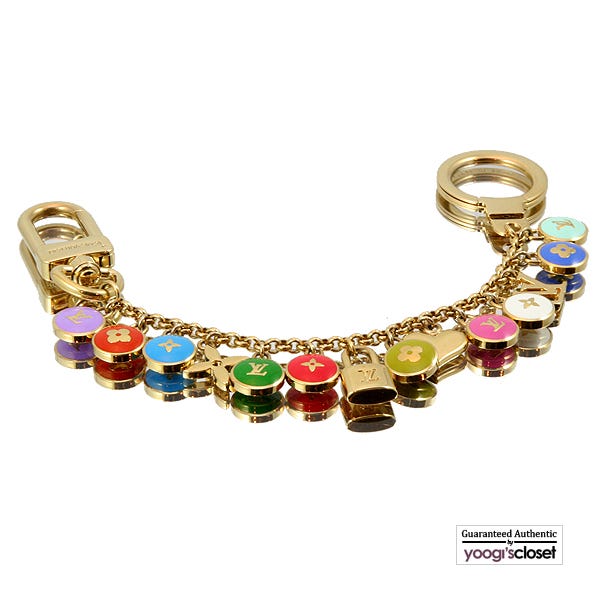 Louis Vuitton Multicolore Pastilles Key and Bag Chain