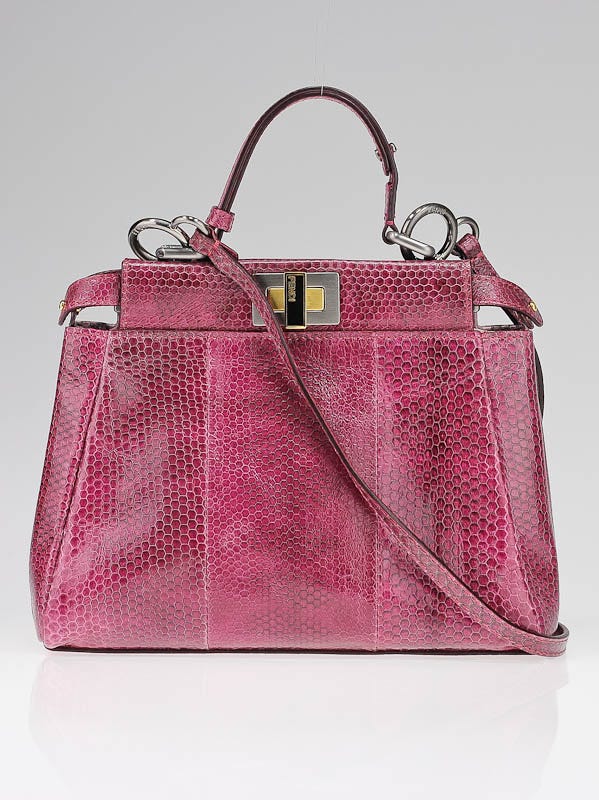 Pink snakeskin birkin discount bag