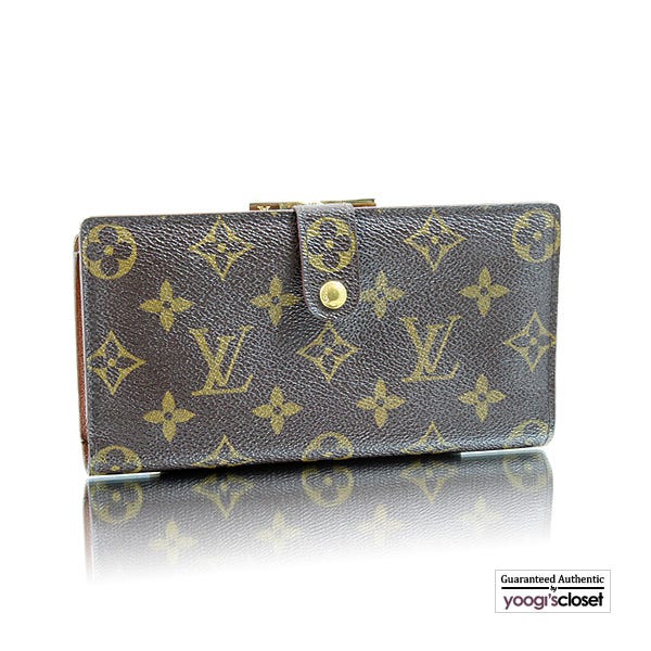 Louis Vuitton Monogram Canvas French Long Wallet