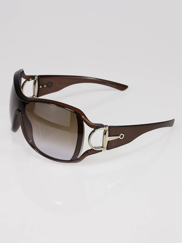 Gucci Brown Horsebit Sunglasses GG22918/S