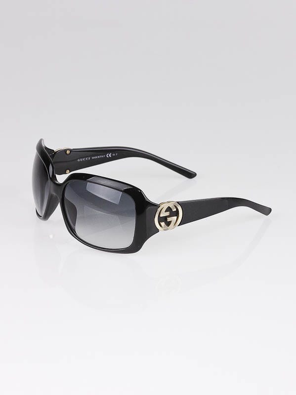 Gucci Black Frame Gradient Tint GG Logo Sunglasses-3164/S 