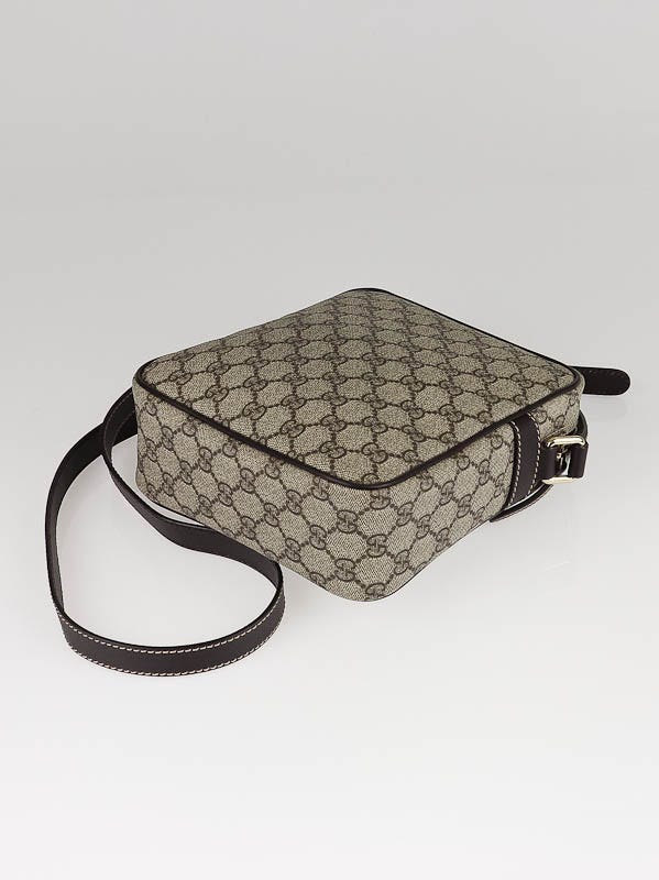 Gucci Beige/Ebony GG Coated Canvas Small Cross-Body Shoulder