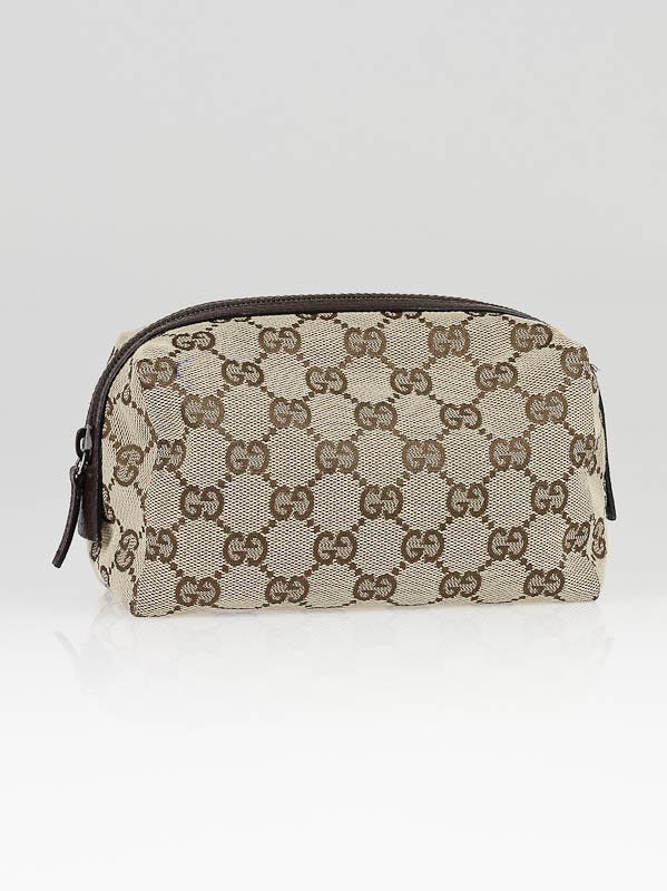 GG Canvas Toiletry Bag in Beige - Gucci