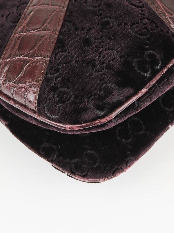 Gucci Limited Edition Violet GG Tom Ford Dragon Shoulder Bag