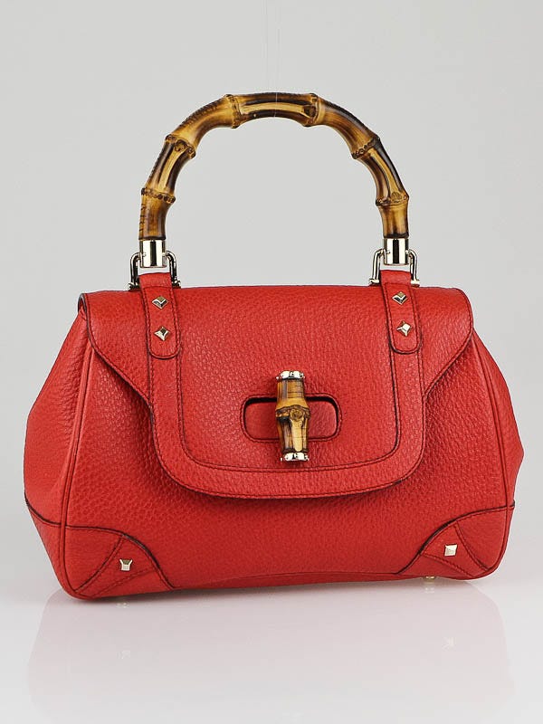 Dolce & Gabbana Studded Leather Bag Strap Handle Beige Red Gold