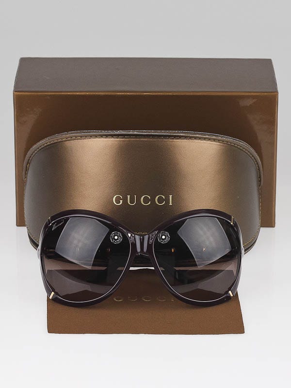 Gucci clear brown Bamboo frame Sunglasses EUC Gucci Bamboo Sunglasses | Shopbop main image 3