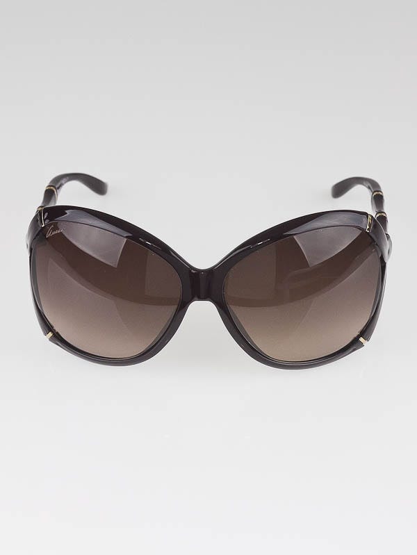 Gucci Brown Bamboo Frame Sunglasses- GG/3509 | Yoogi display picture 3