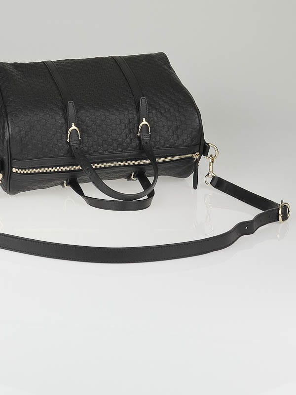 Gucci Microguccissima GG Embossed Boston Bag