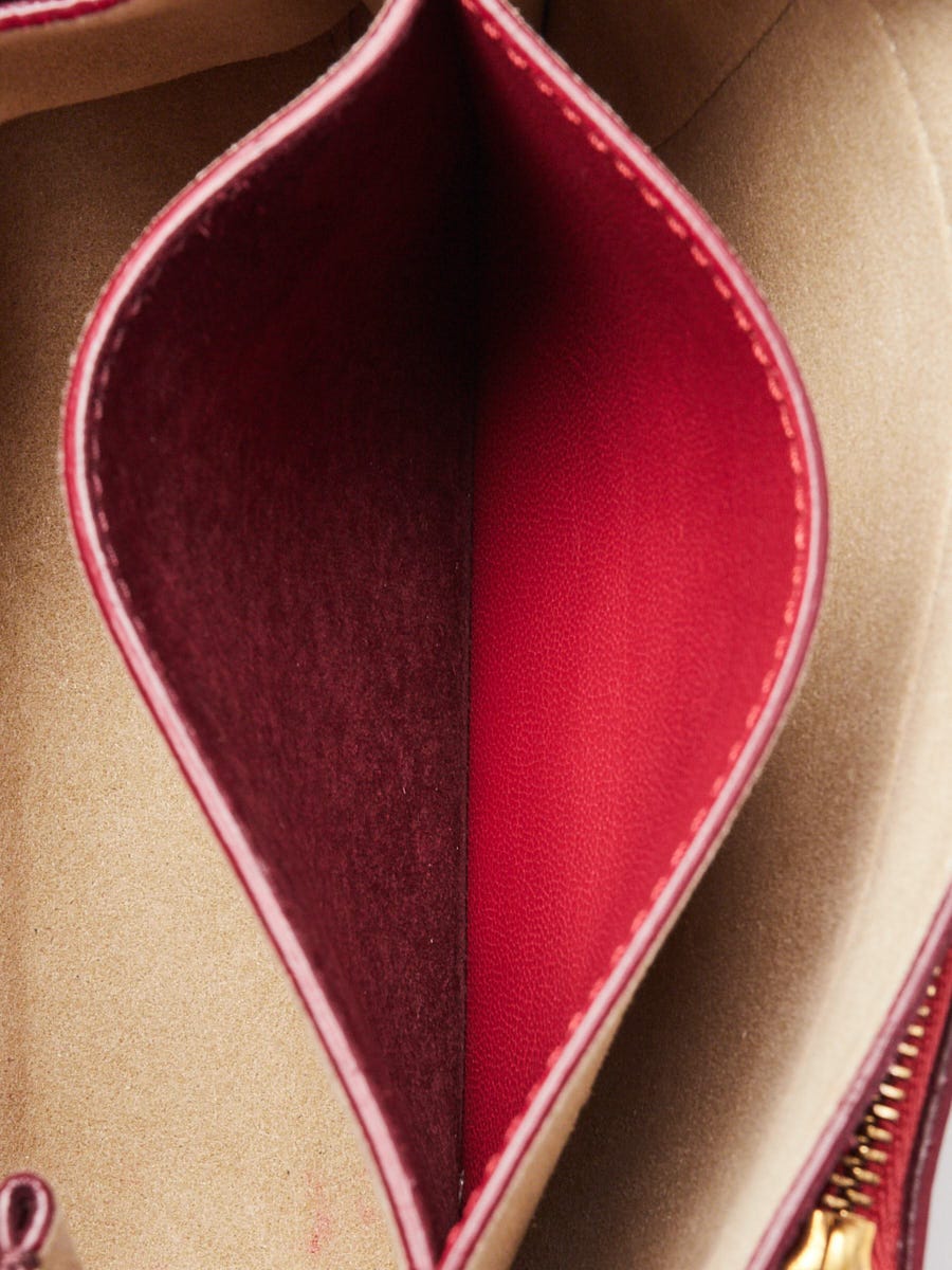 Givenchy Pink/Aubergine Leather/Suede GV3 Small Crossbody Bag