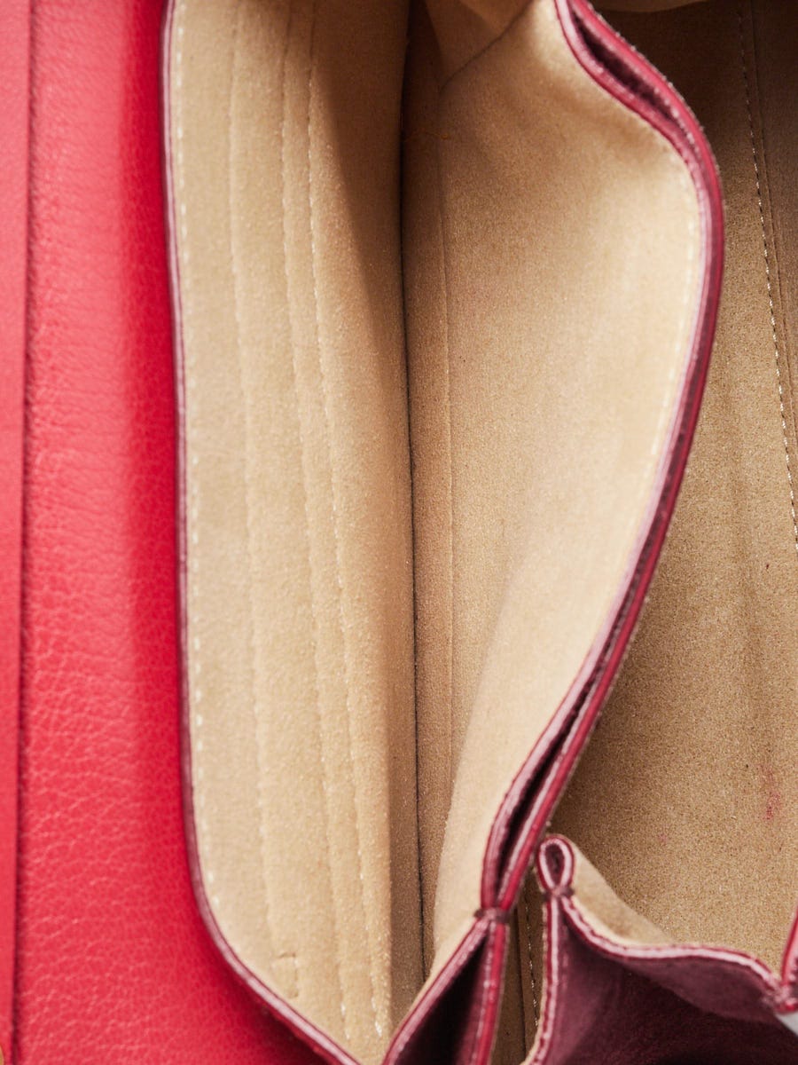 Givenchy Pink/Aubergine Leather/Suede GV3 Small Crossbody Bag