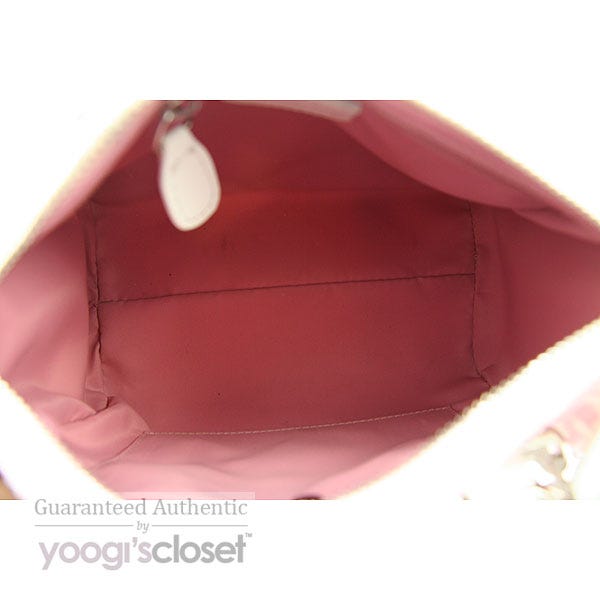 Christian Dior Pink Logo Small Boston Bag - Yoogi's Closet