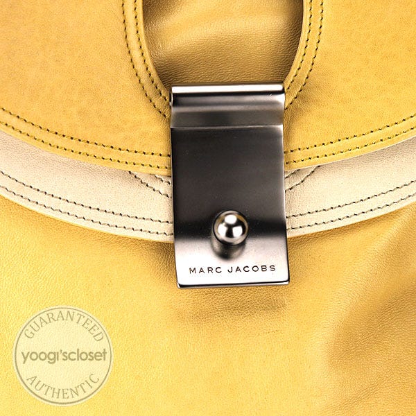 Marc Jacobs Pale Yellow Leather Daydream Suvi Bag - Yoogi's Closet
