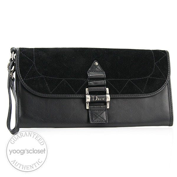 Christian Dior Black Wristlet/Clutch Bag