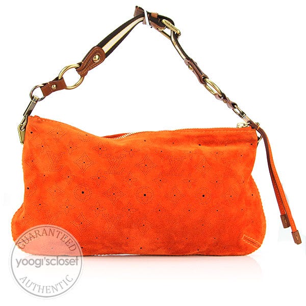 Louis Vuitton Limited Edition Aragosta Monogram Suede Pochette Onatah Bag