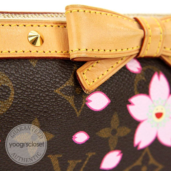 Louis Vuitton Cherry Blossom Takashi Murakami Sakura Pouch Bag Pochette  Nice