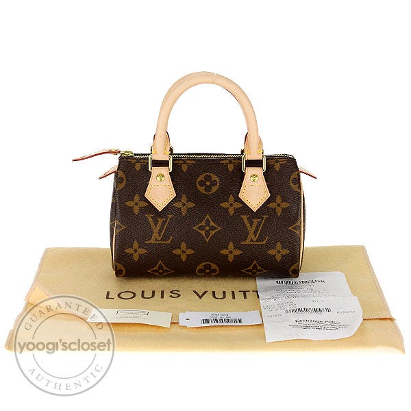 Louis Vuitton Monogram Canvas Mini Speedy HL Bag - Yoogi's Closet