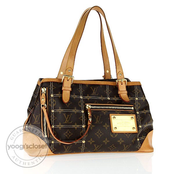 Louis Vuitton Monogram Canvas Riveting Bag