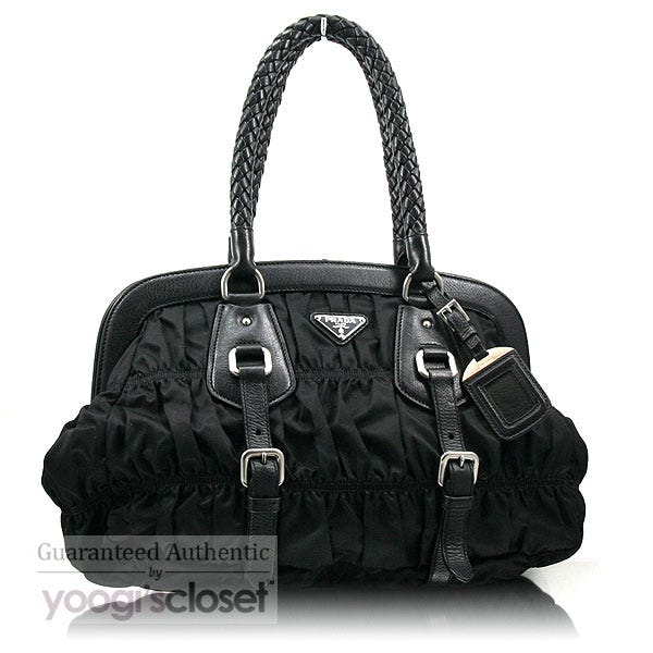Prada Black Nylon Tessuto Gauffre Bag BN1331