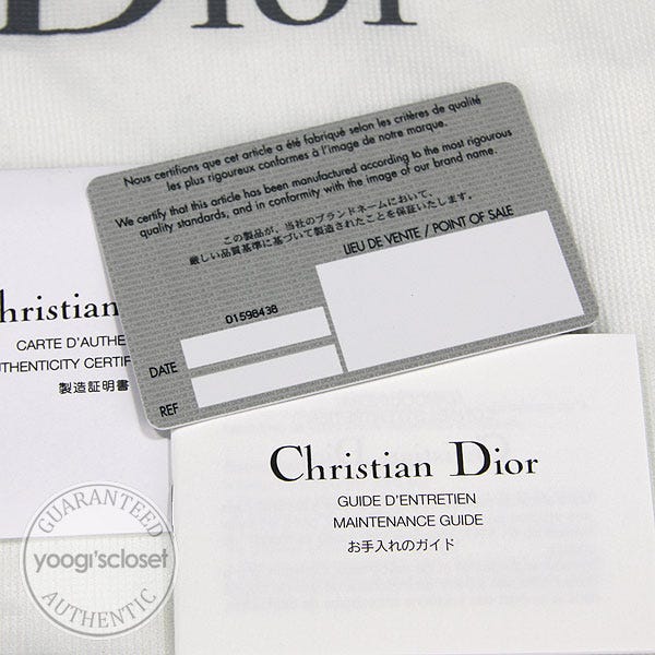 Christian Dior Purple Croc Embossed Patent Leather 61 Tote Bag