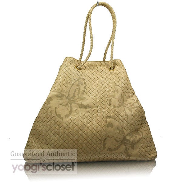 Bottega Veneta Aurora Waxed Leather Farfalle Draw String Bag