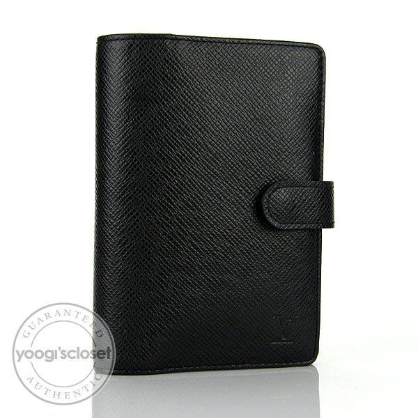 Louis Vuitton Taiga Taiga Leather Business Card Case Ardoise