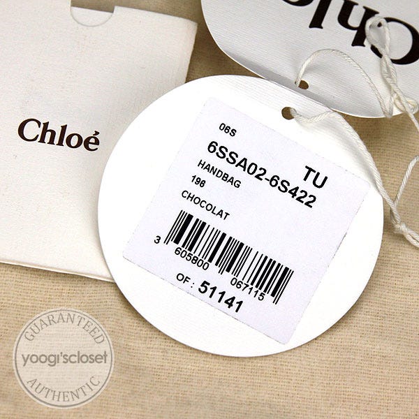 Chloe Chocolate Brown Paddington Medium Satchel Bag | Yoogi's Closet