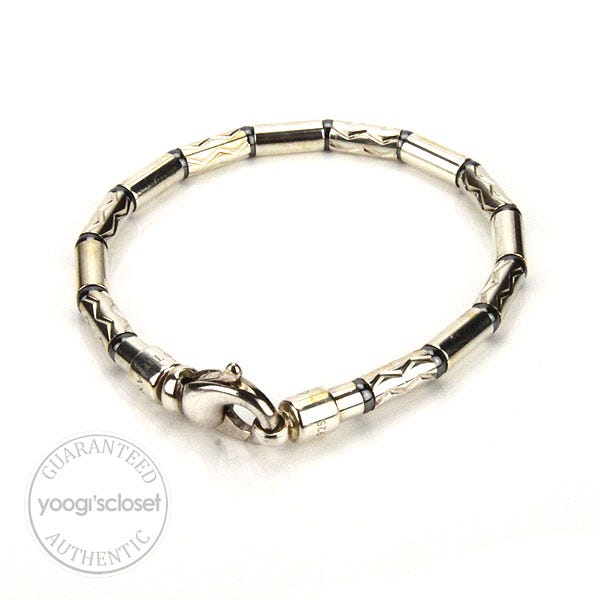 Tiffany & Co. Silver Long Beaded Bracelet