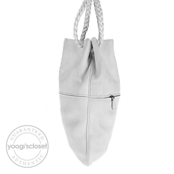 Bottega Veneta Milk Leather Julie Medium Shopper Tote Bag
