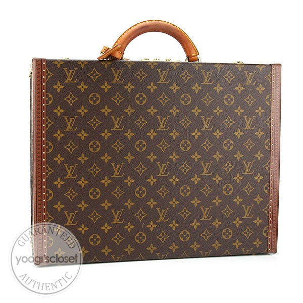 Louis Vuitton Monogram Canvas Trunk President Classeur Briefcase