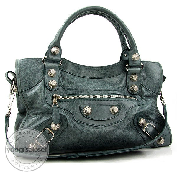 Balenciaga Tempete Chevre Leather City Giant Hardware Bag