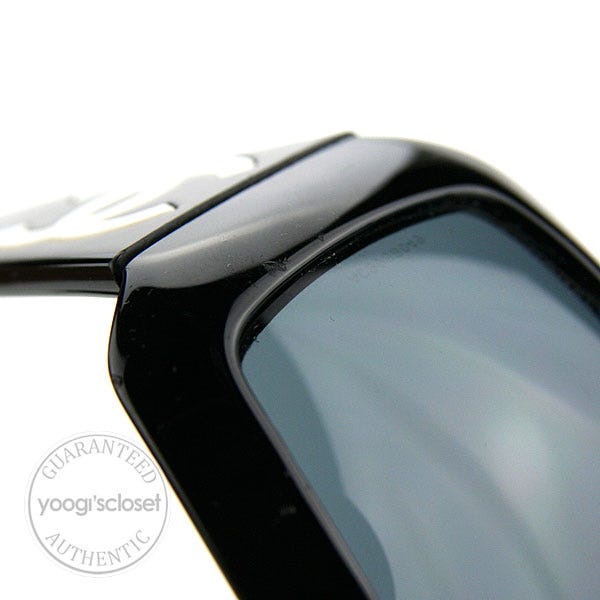 Chanel Black Mother of Pearl Sunglasses 5076-H | Yoogi's Closet