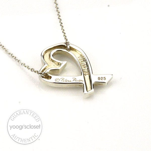 Tiffany & Co. Silver Large Paloma Picasso Loving Heart Tiffany & Co. Silver Large Paloma Picasso Loving Heart