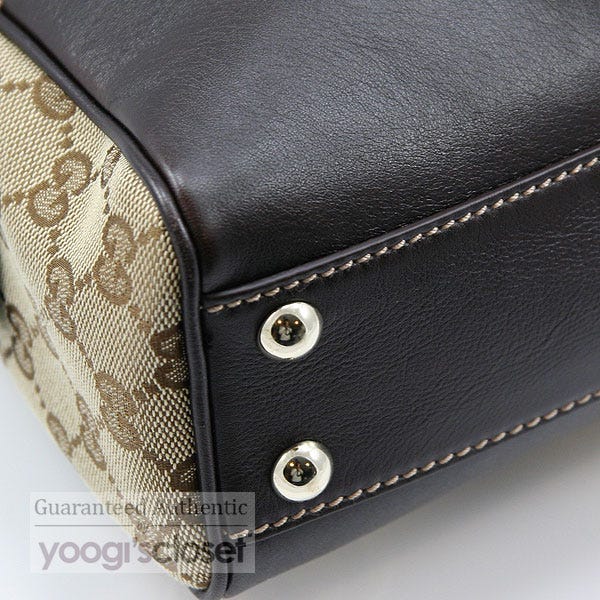 Boston cloth handbag Gucci Beige in Cloth - 20929304