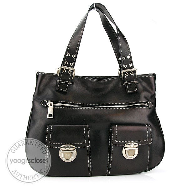 Marc Jacobs Black Calfskin New Stella Bag