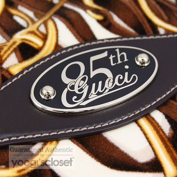 Gucci Velvet 85th Anniversary Bridal Bit Hobo Bag | Yoogi's Closet