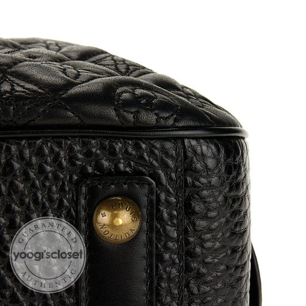 Louis Vuitton Limited Edition Black Monogram Mizi Vienna Bag